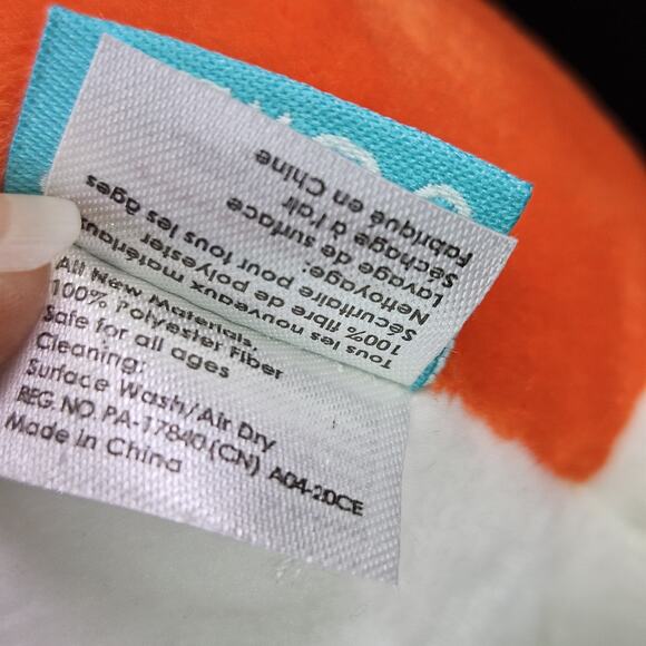 Bellzi Foxxi Orange Fox Plush 12" Kawaii Stuffed Animal Allergen Free Christmas - Picture 15 of 16